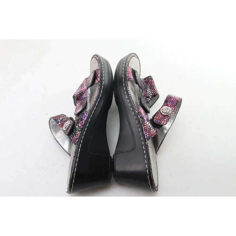 Alegria Lotti Sandals Shoes Multi Color Az 38 8-8.5 - Picture 8 of 16